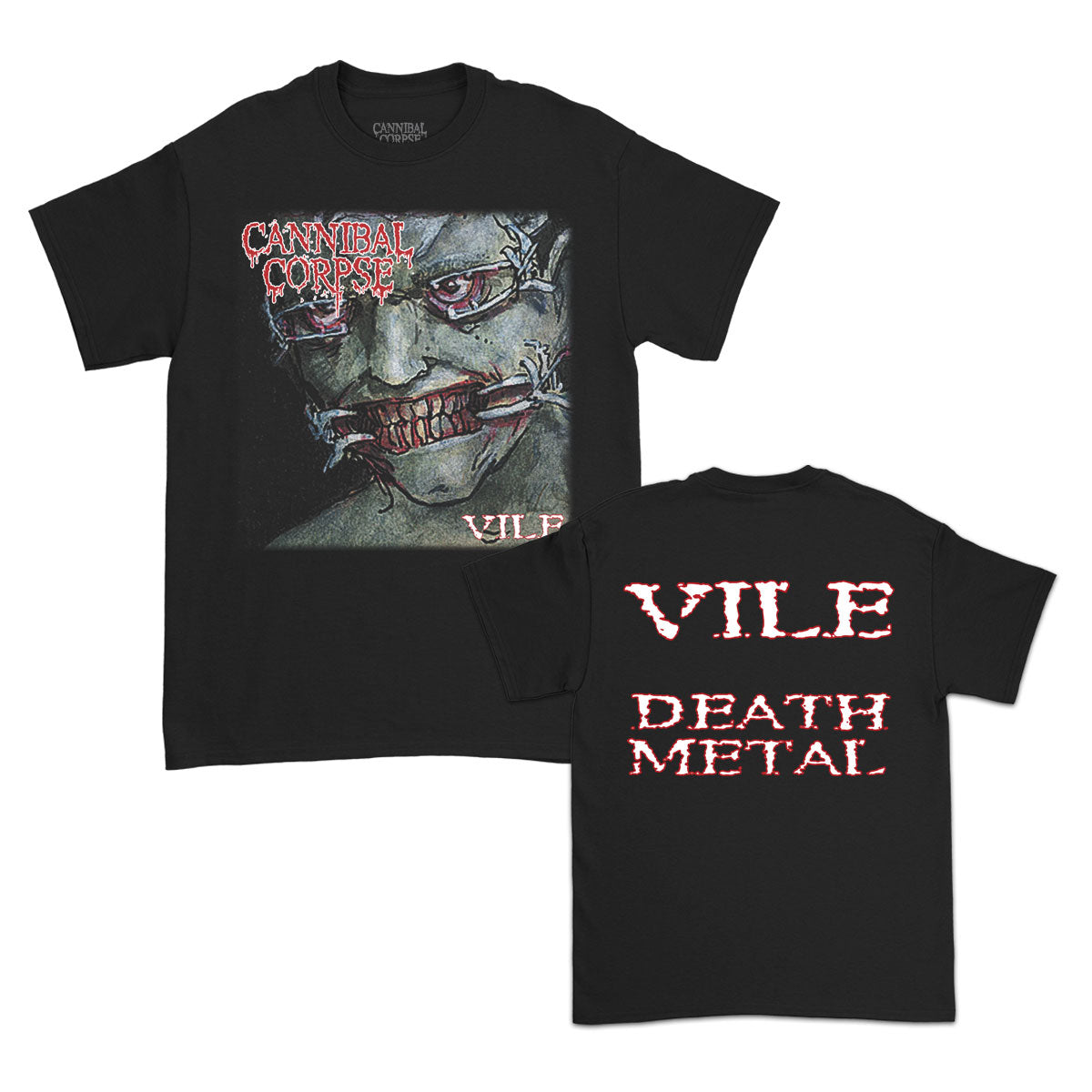 Cannibal Corpse Vile Death Metal T-shirt Front