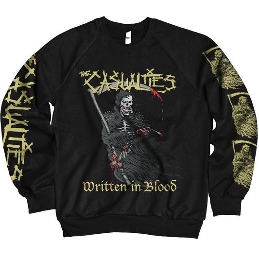 Casualties Written in Blood Sweatshirt Front