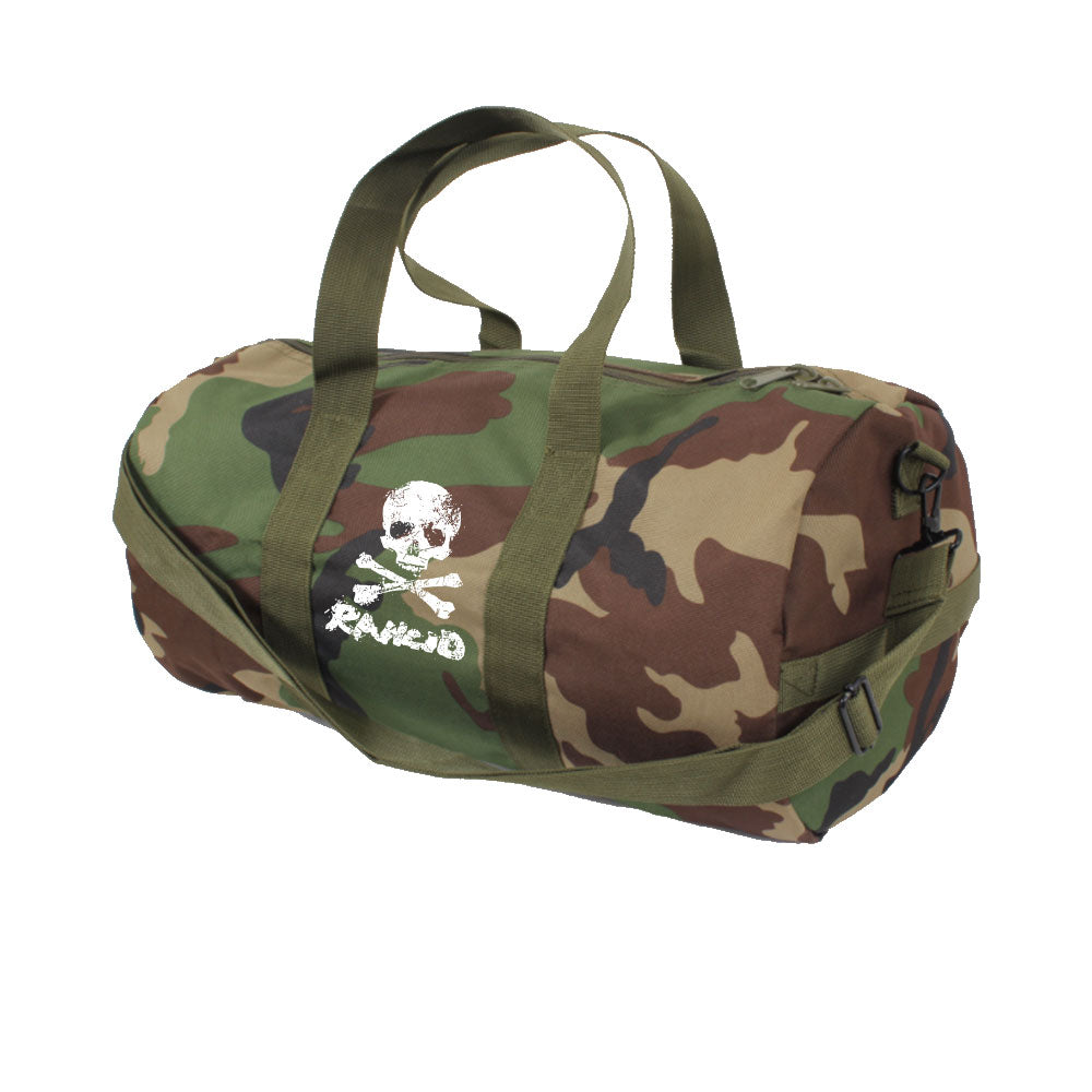 Rancid D-Skull Shoulder Duffle Backpack Front