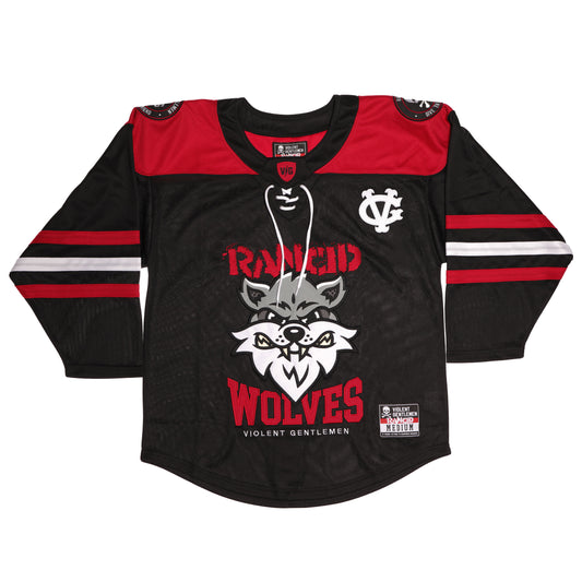 Rancid x Violent Gentlemen Wolves Hockey Jersey Front