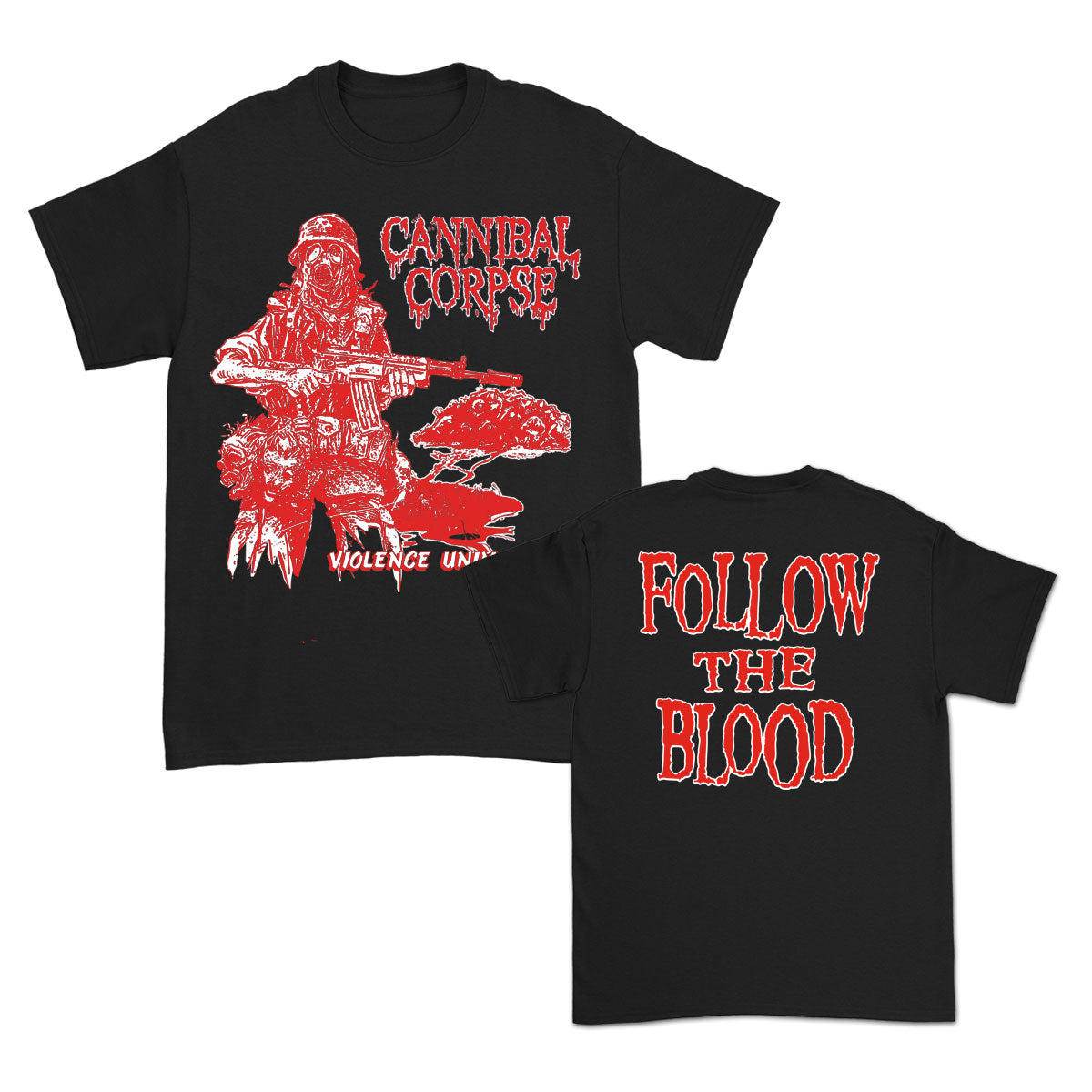 Cannibal Corpse Follow The Blood T-shirt Front