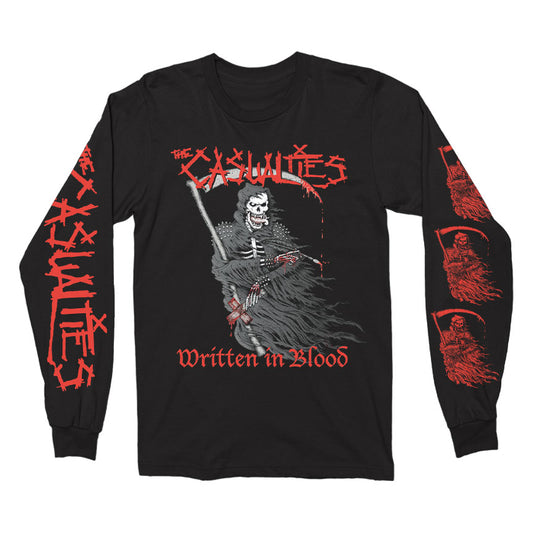 Casualties Written in Blood Long Sleeve Front