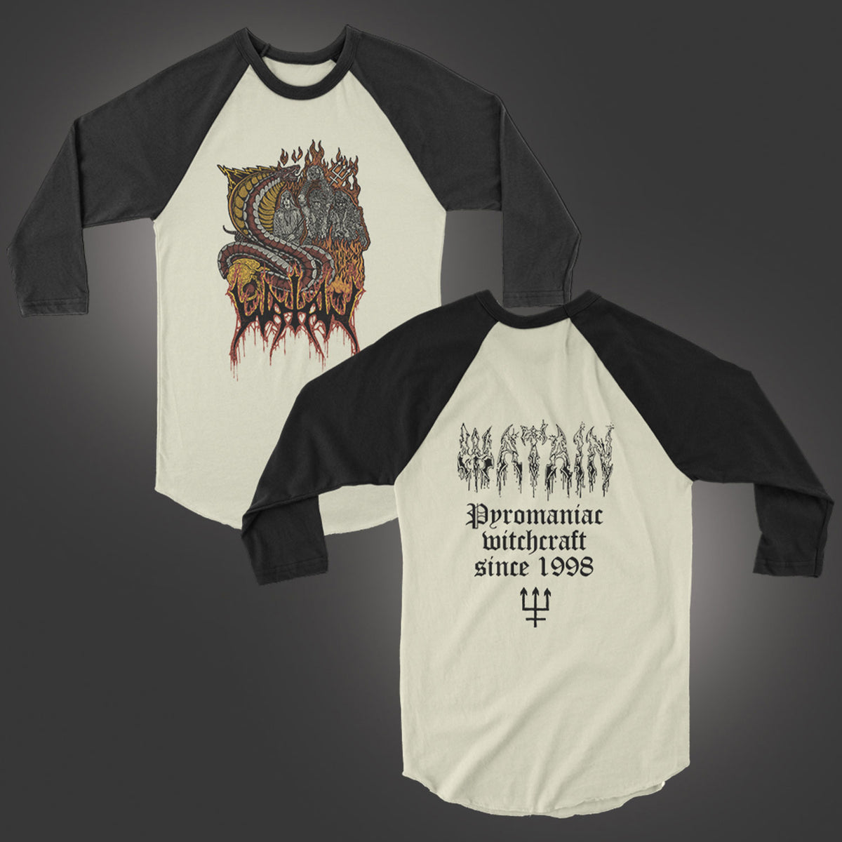 Watain Pyromaniac Witchcraft T-shirt Front