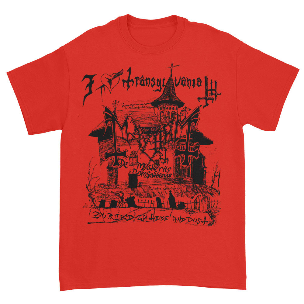 Mayhem Transylvania T-shirt Front