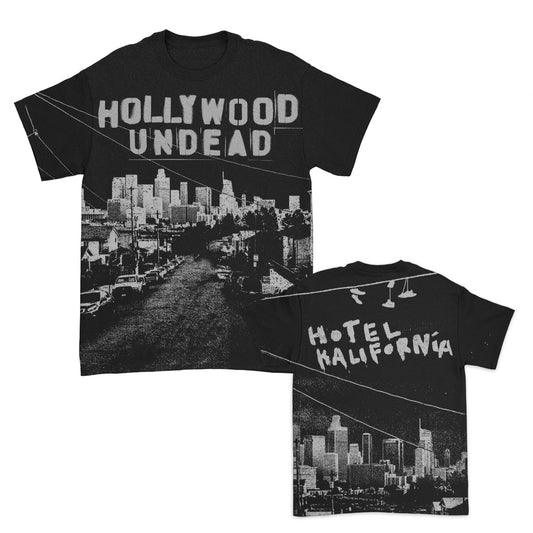 Hollywood Undead Hotel Kalifornia All Over Print T-shirt Front