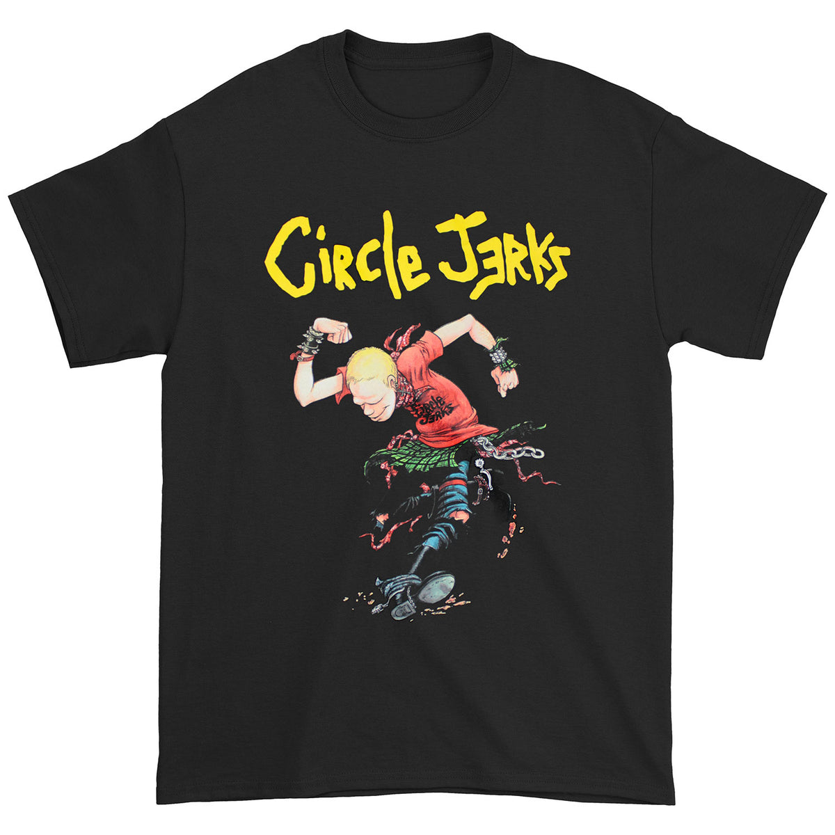 Circle Jerks Full Color Skank Man T-shirt Front