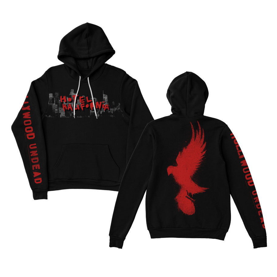 Hollywood Undead HK Dove & Grenade Hooded Sweatshirt Front