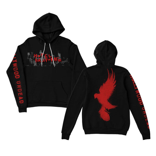 Hollywood Undead HK Dove & Grenade Hooded Sweatshirt Front