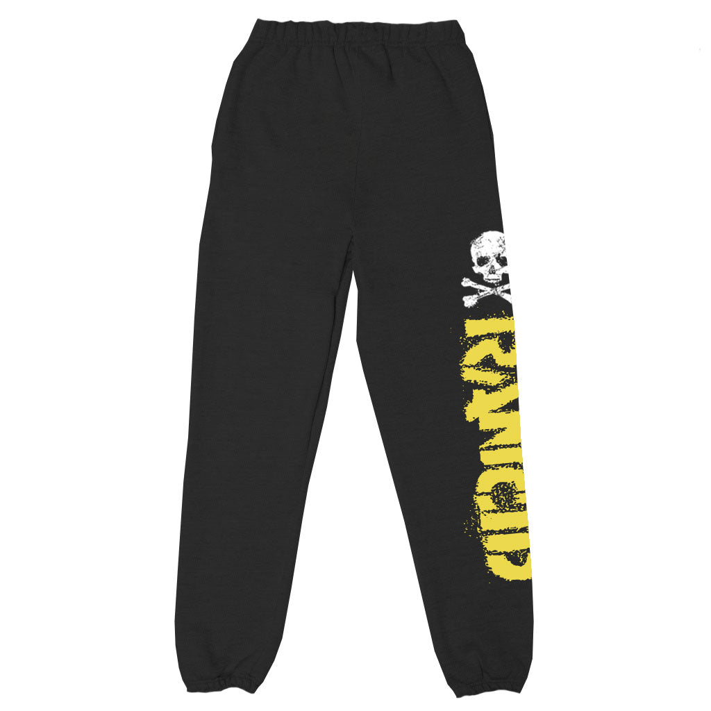 Rancid TNC D-Skull Sweatpants Front