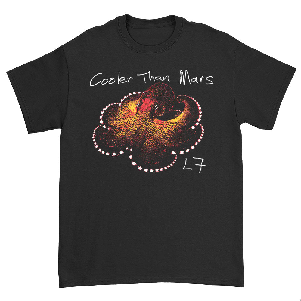 L7 Cooler Than Mars Octopus T-shirt Front