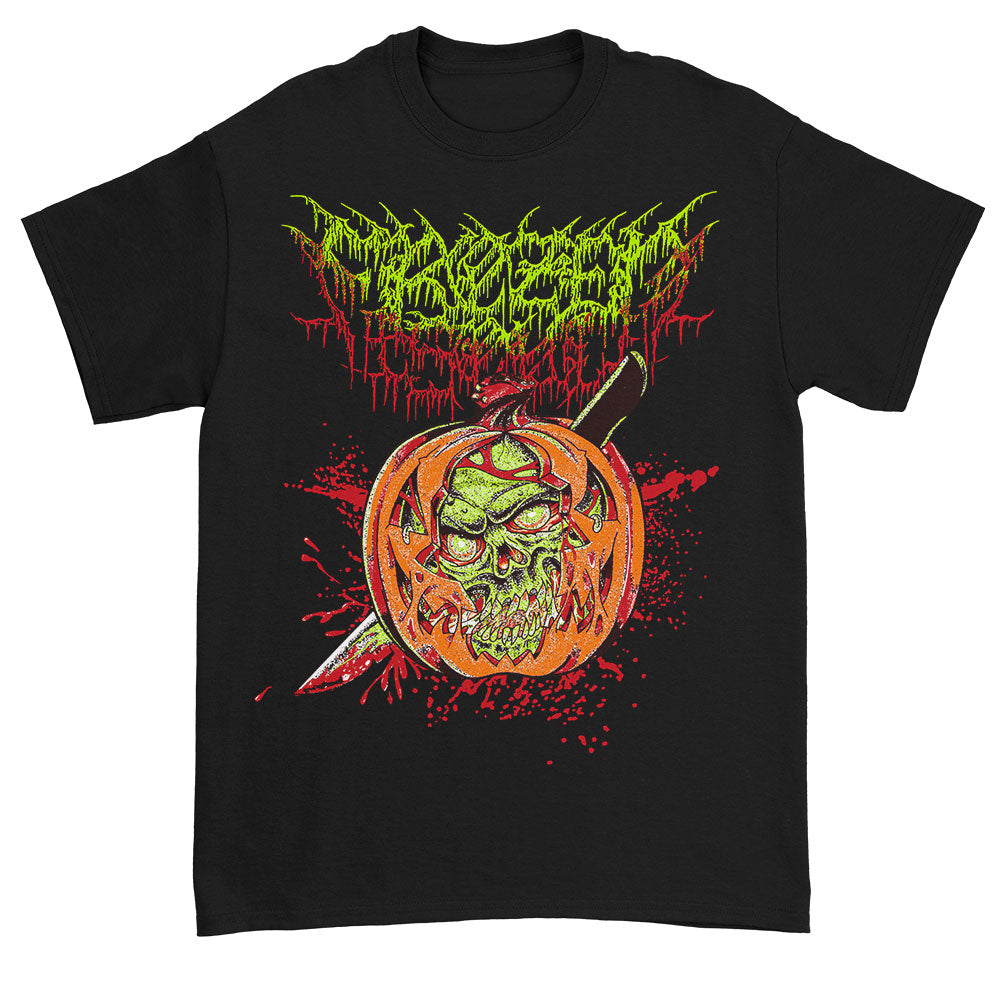 Frozen Soul Pumpkin Skull T-shirt Front