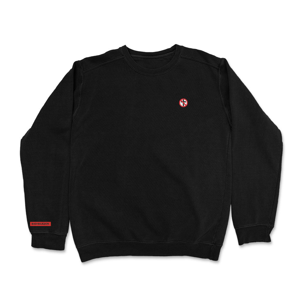 Bad Religion Embroidered Crossbuster Heavyweight Sweatshirt Front