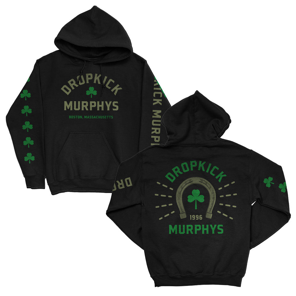 Dropkick Murphys Lucky Horseshoe Hooded Sweatshirt Front