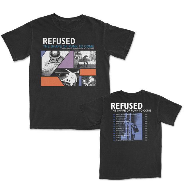 Refused The Shape Of Punk To Come Cover Track List T-shirt Front