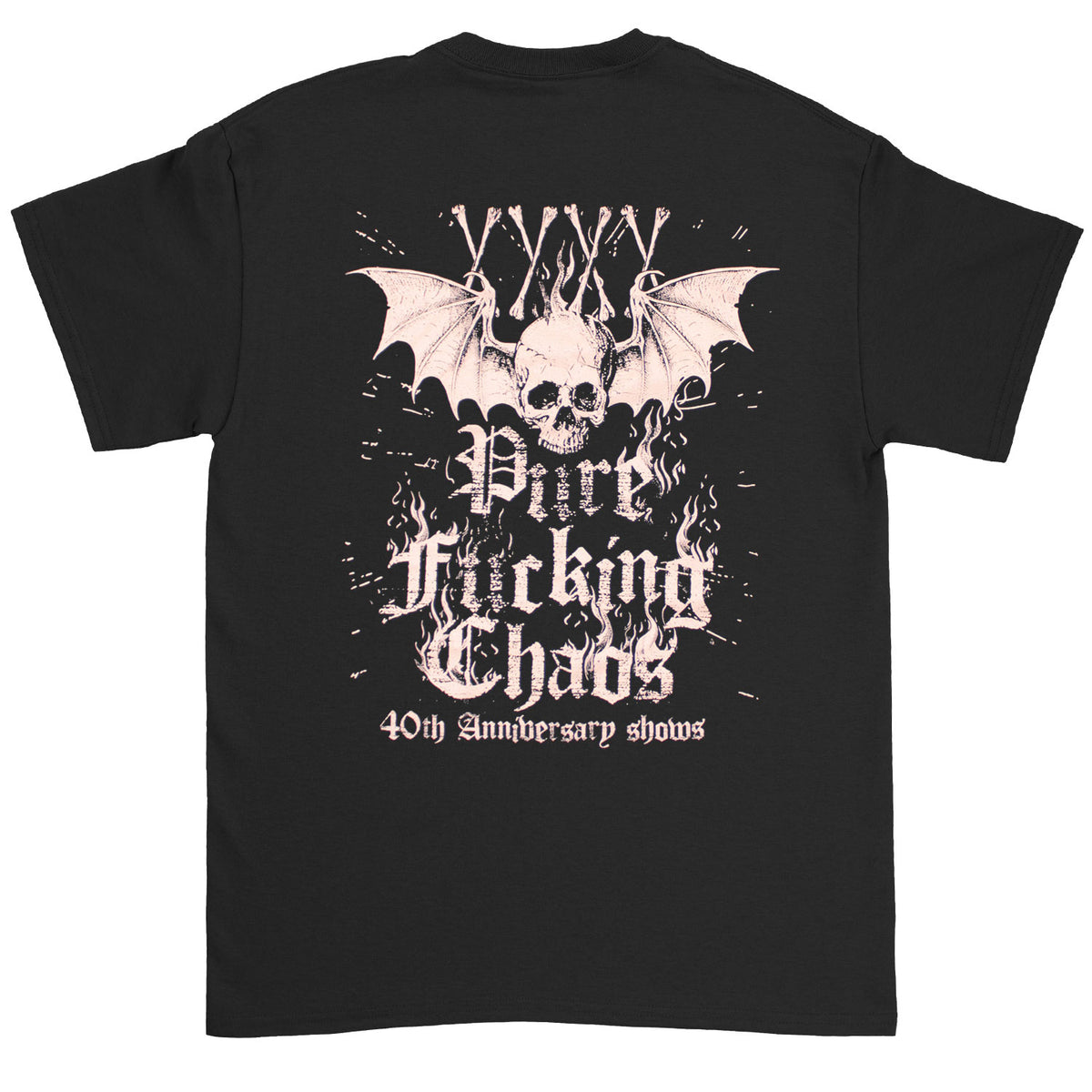 Mayhem 40 Anniv Logo T-shirt Back