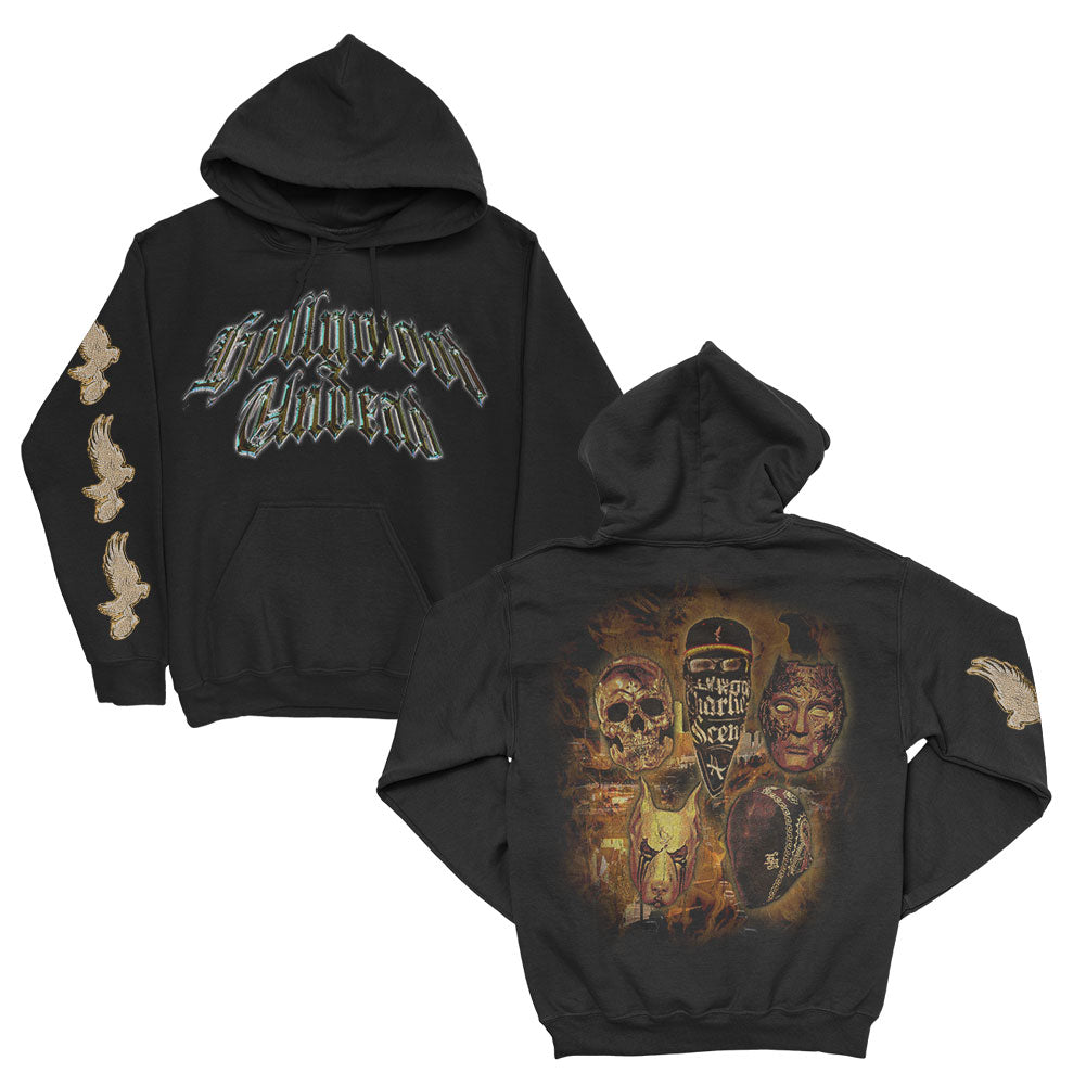 Hollywood Undead Bling Hooded Sweatshirt Front