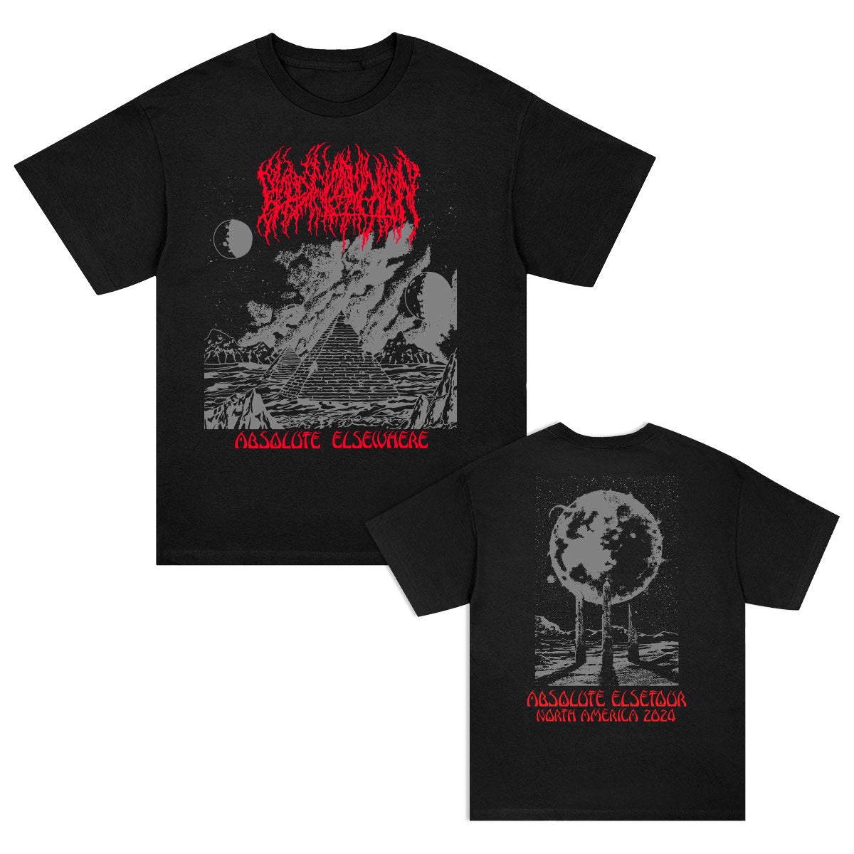 Blood Incantation Absolute Elsetour NA 2024 T-shirt Front