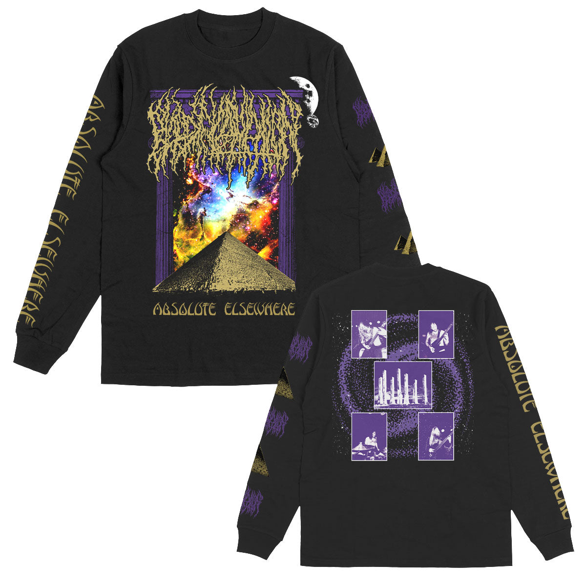 Blood Incantation Into The Stargate Long Sleeve Front
