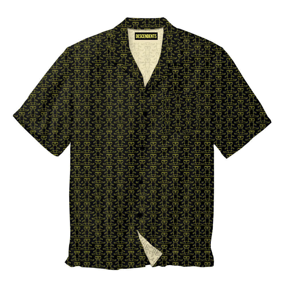Descendents I Don�t Want To Grow Up Button Up Camp T-shirt Front