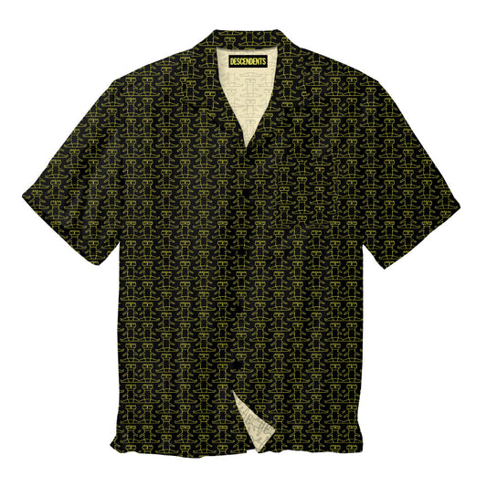 Descendents I Don�t Want To Grow Up Button Up Camp T-shirt Front