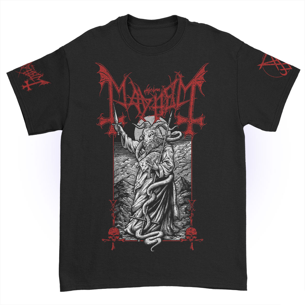 Mayhem Shepherd Of Satan T-shirt Front