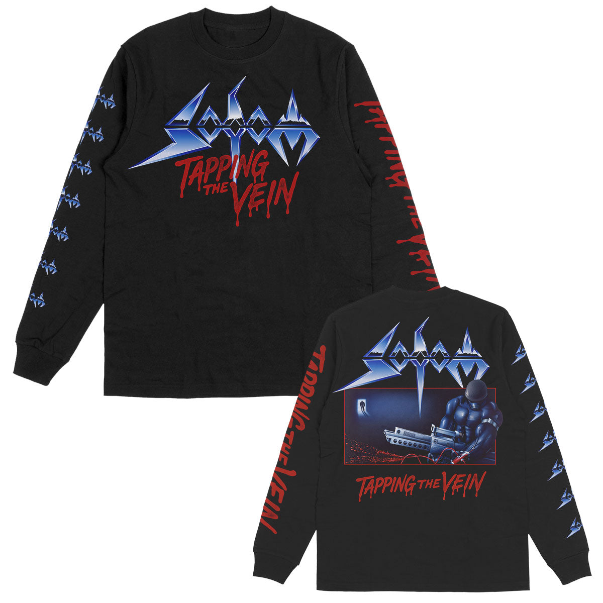 Sodom Tapping The Vein Long Sleeve Front