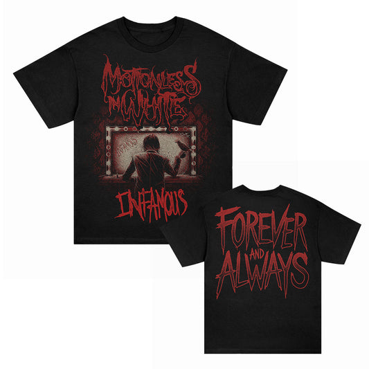 Motionless In White Infamous Forever And Always T-shirt Front
