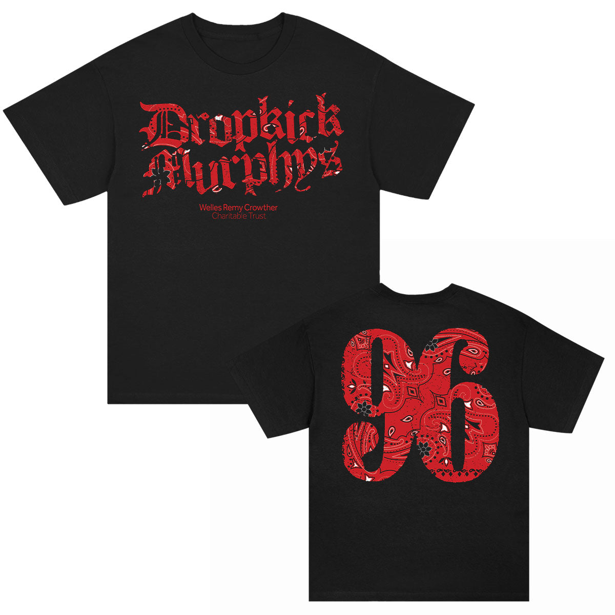 Dropkick Murphys Red Bandana Night T-shirt Front