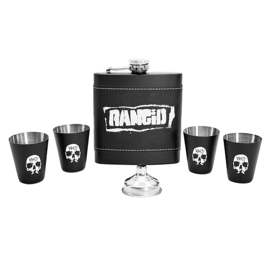 Rancid Shot Glass Flask Set Flask Front
