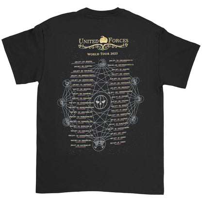 Helloween Eagle 2023 United Forces World Tour T-shirt Back