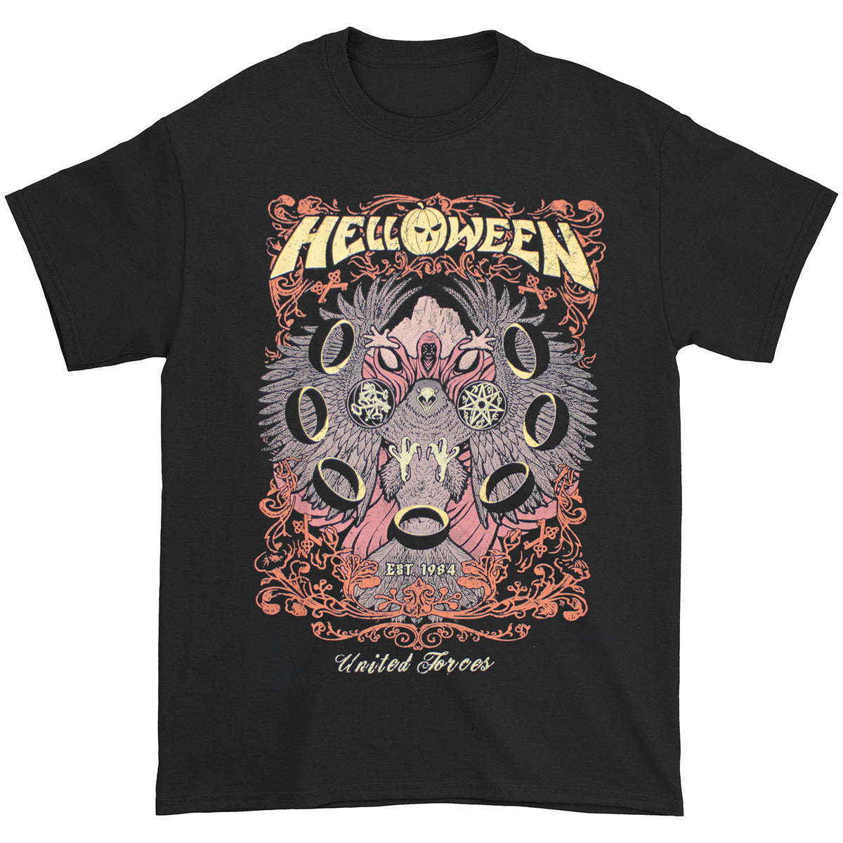 Helloween Eagle 2023 United Forces World Tour T-shirt Front