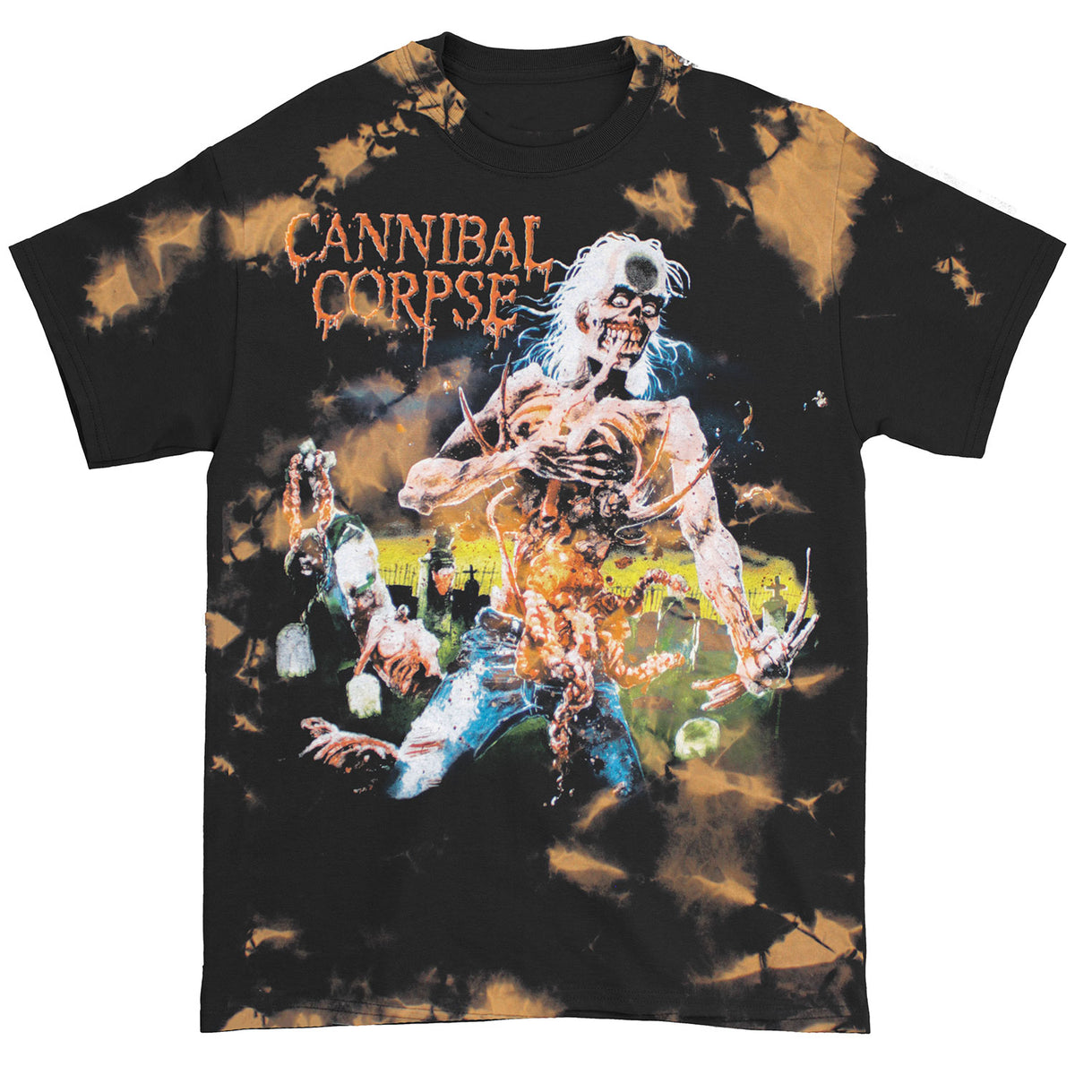 Cannibal Corpse Eaten Back To Life Tie Dye T-shirt Front