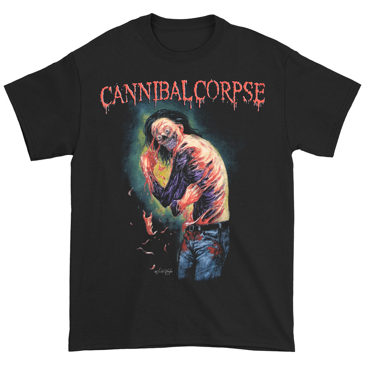 Cannibal Corpse 3 Decades Of Gore North American Tour 2018 T-shirt Front