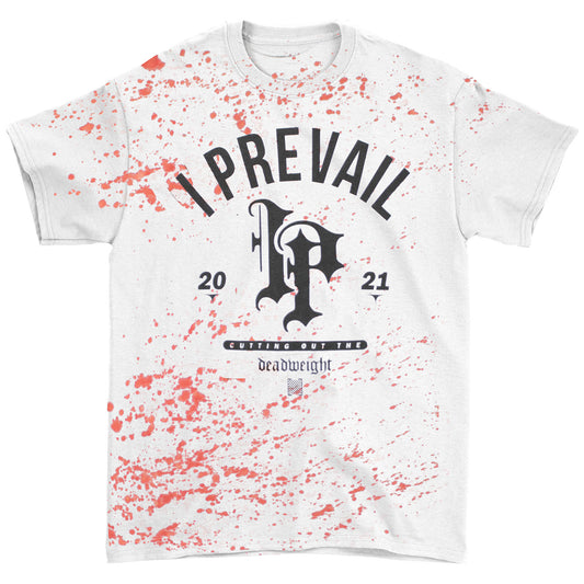 I Prevail Deadweight Tee (Blood Splatter Dye) T-shirt Front