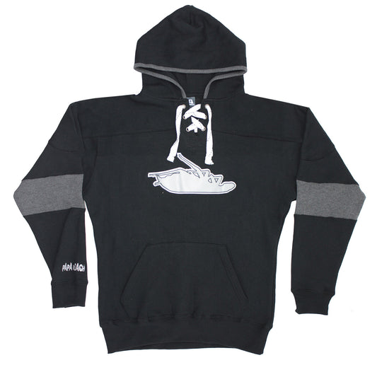 Papa Roach Roach Twill Embroidered Lace Hooded Sweatshirt Front