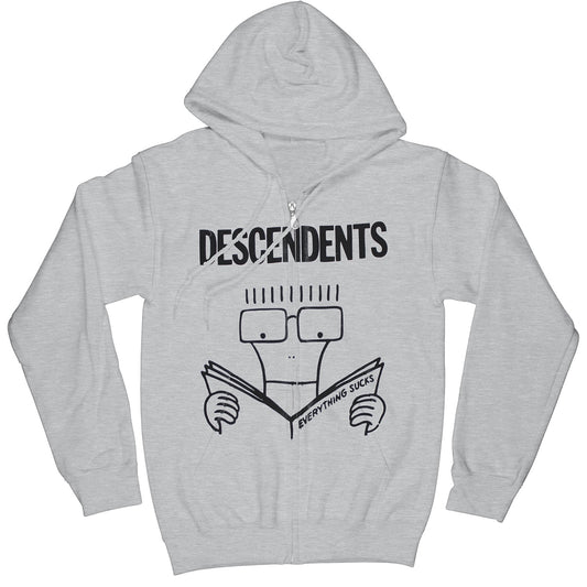 Descendents Everything Sucks Zippered Hooded Sweatshirt Front