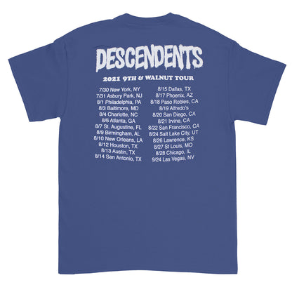 Descendents 2021 9th & Walnut Tour T-shirt Back