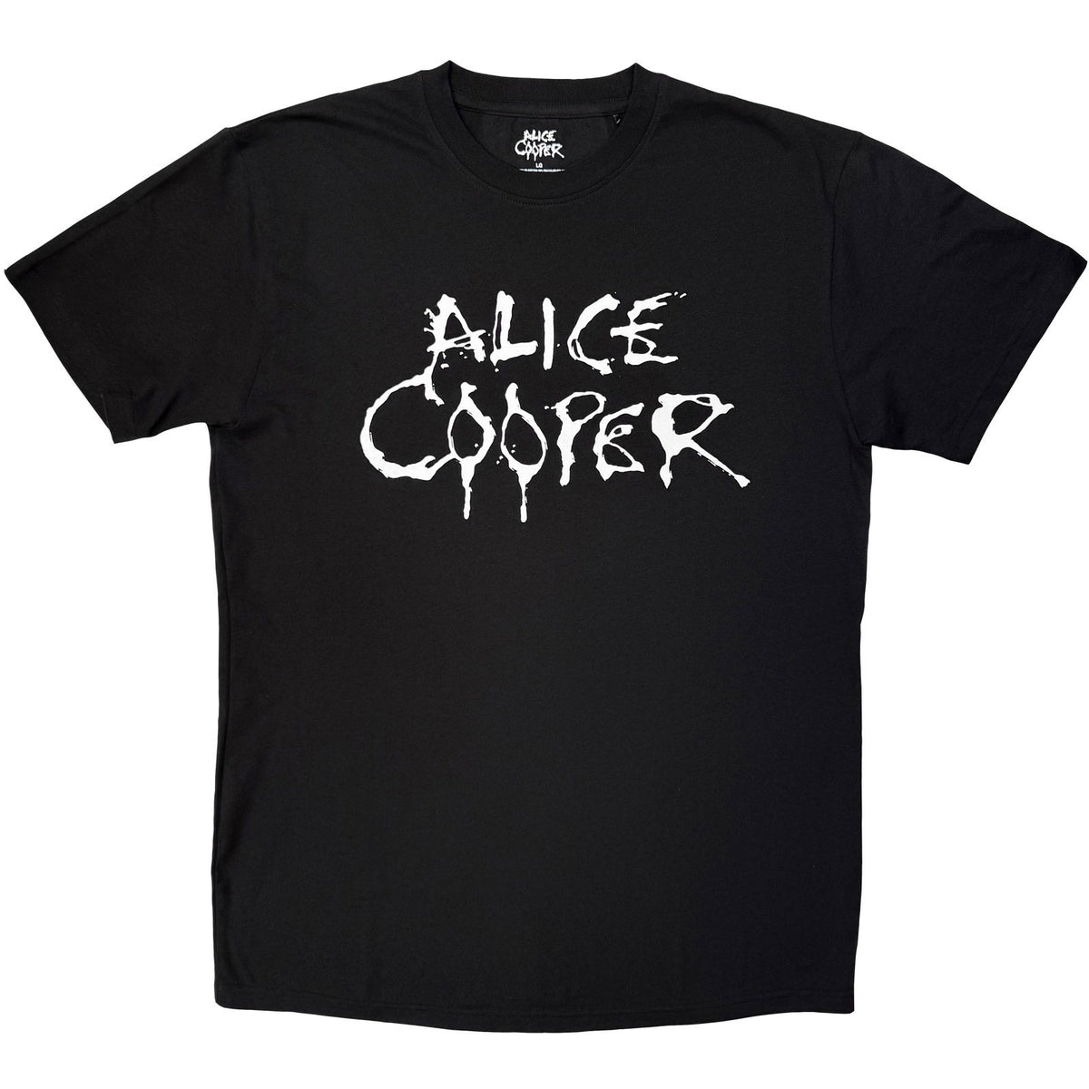 Alice Cooper Logo Mono T-shirt Front
