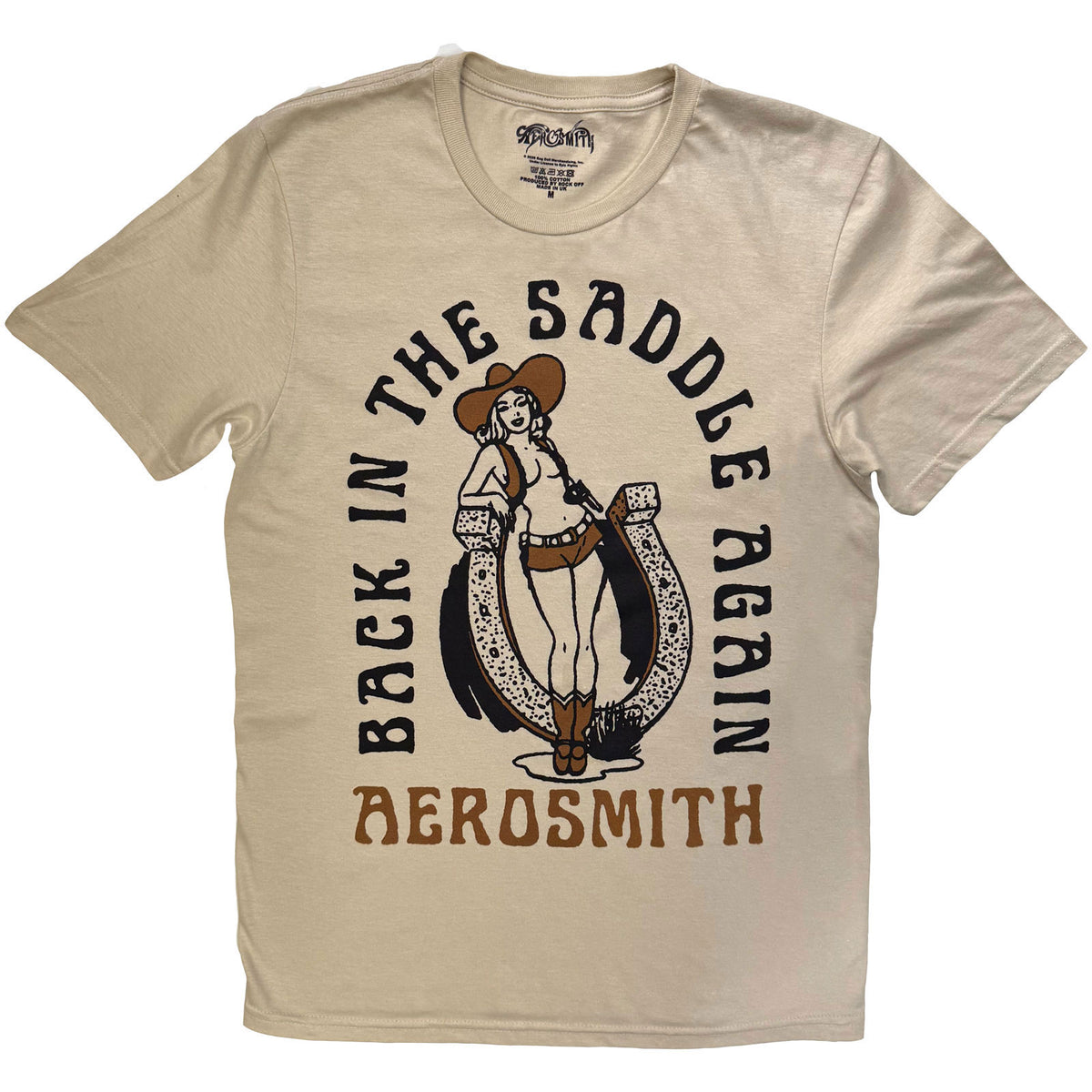 Aerosmith Back In The Saddle T-shirt Front