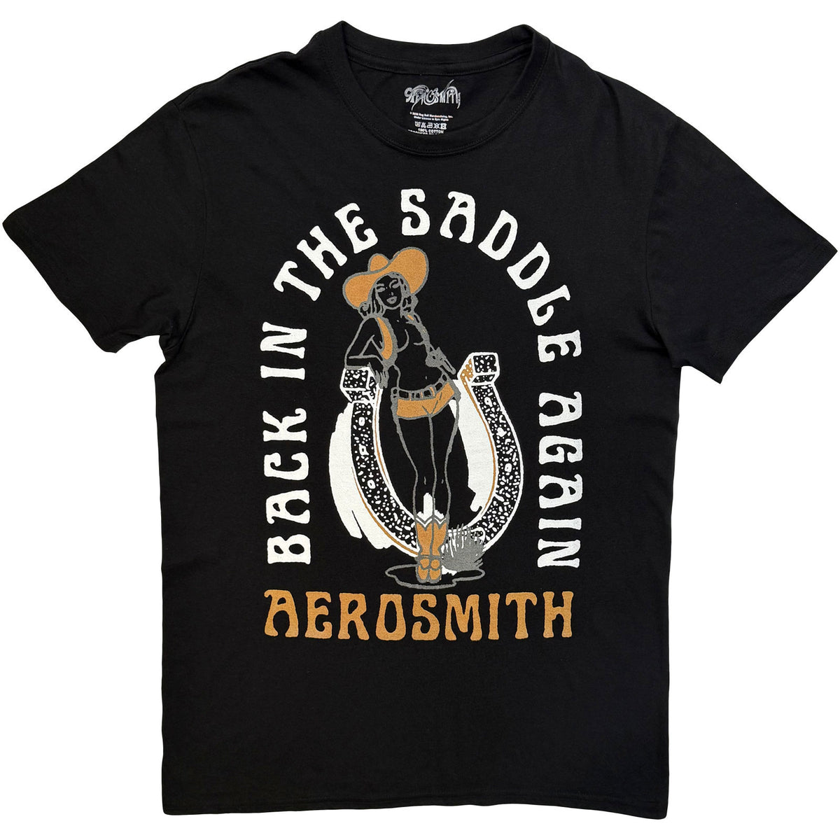 Aerosmith Back In The Saddle T-shirt Front