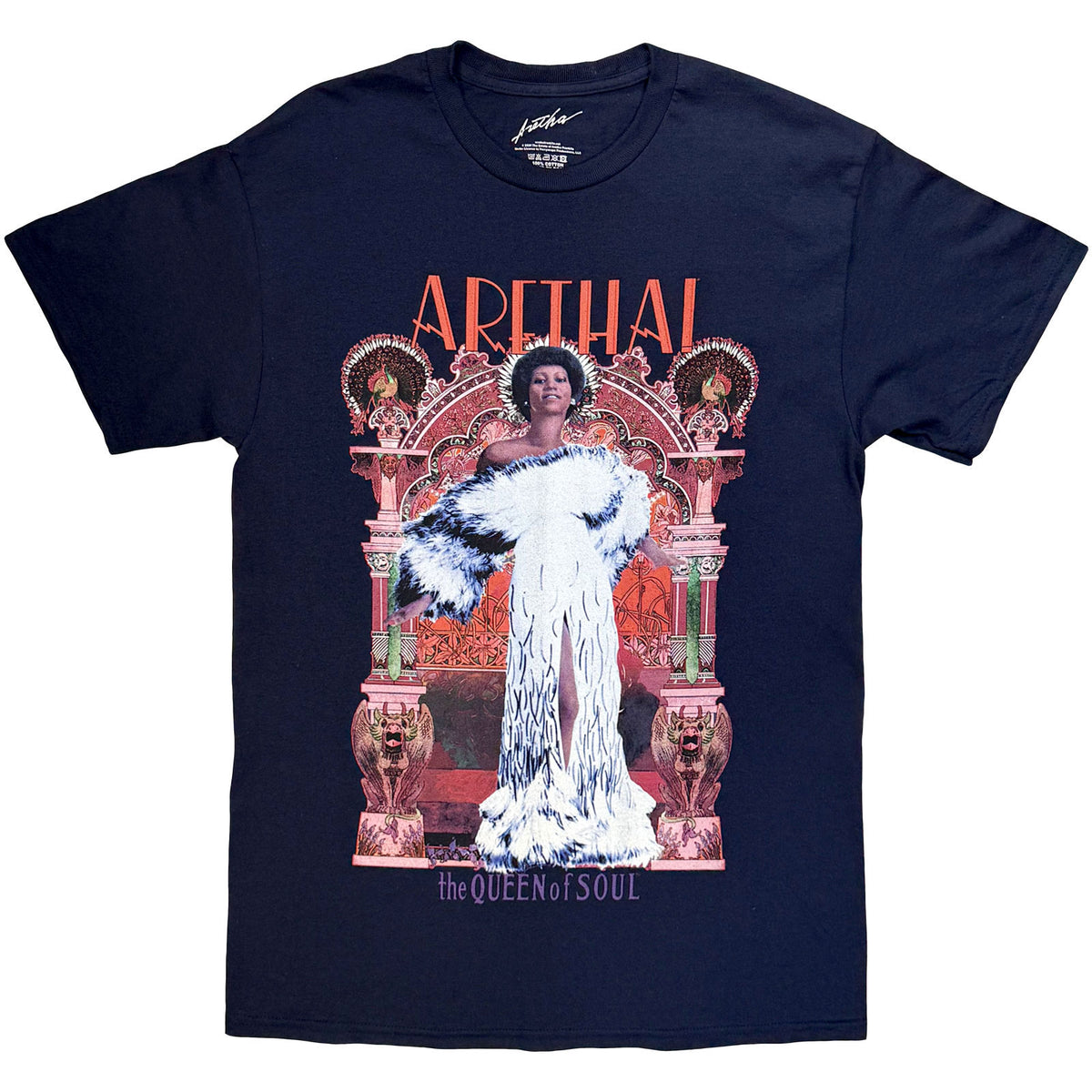 Aretha Franklin The Queen Of Soul T-shirt Front