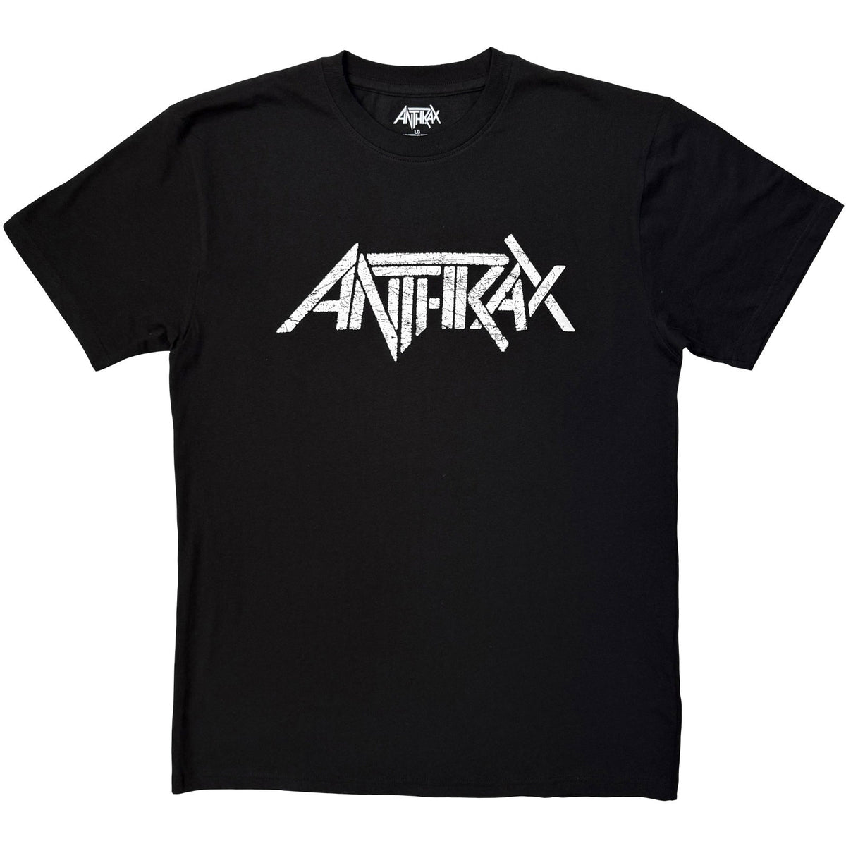 Anthrax Logo Mono T-shirt Front