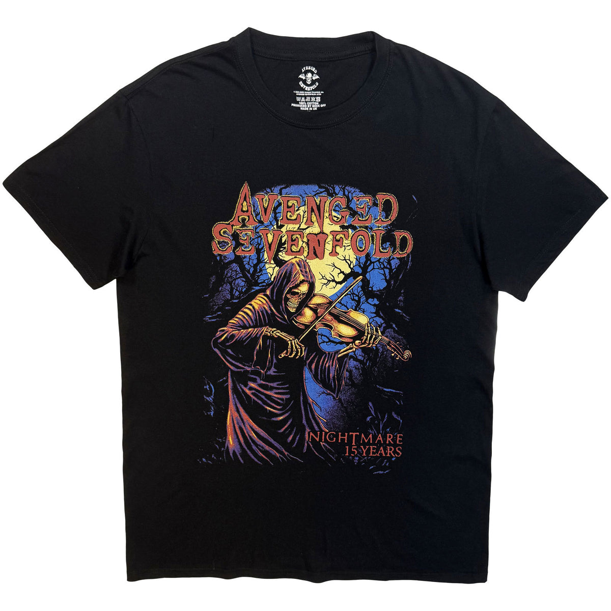Avenged Sevenfold Nightmare 15 Years T-shirt Front