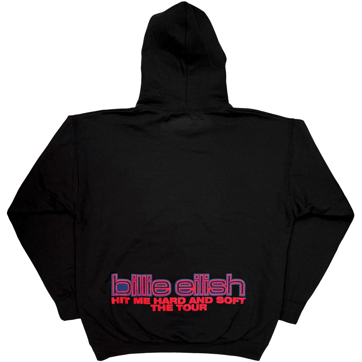 Billie Eilish Hit Me Hard And Soft Tour Hooded Sweatshirt Back