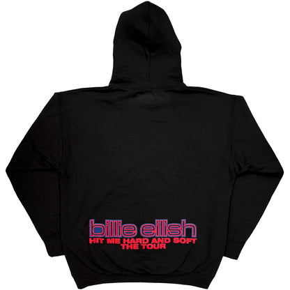 Billie Eilish Hit Me Hard And Soft Tour Hooded Sweatshirt Back