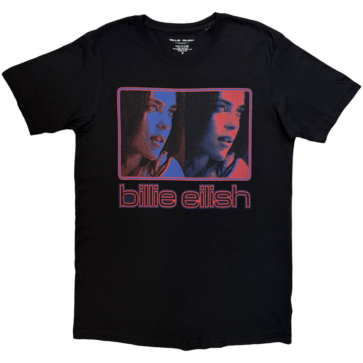 Billie Eilish Inverted Photo T-shirt Front