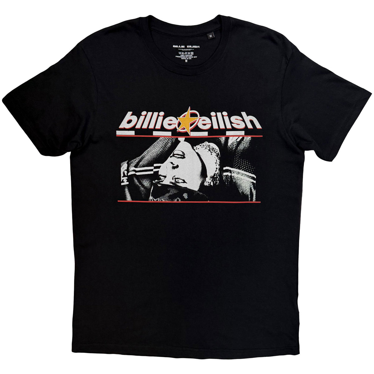 Billie Eilish Racer Graphic T-shirt Front