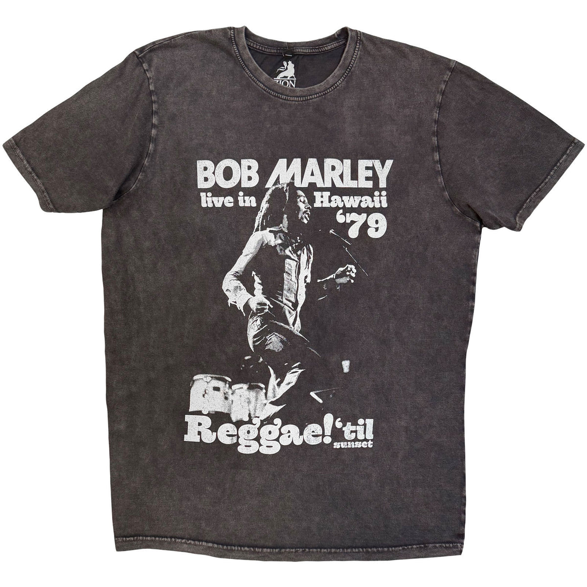 Bob Marley Hawaii Dip Dye & Wash T-shirt Front