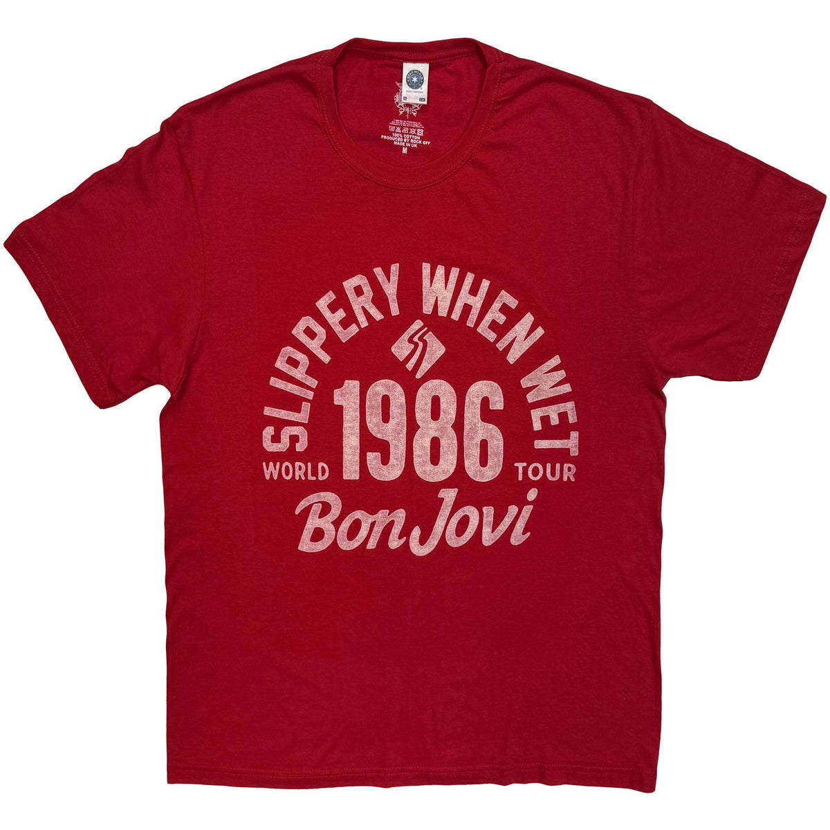 Bon Jovi 1986 World Tour T-shirt Front