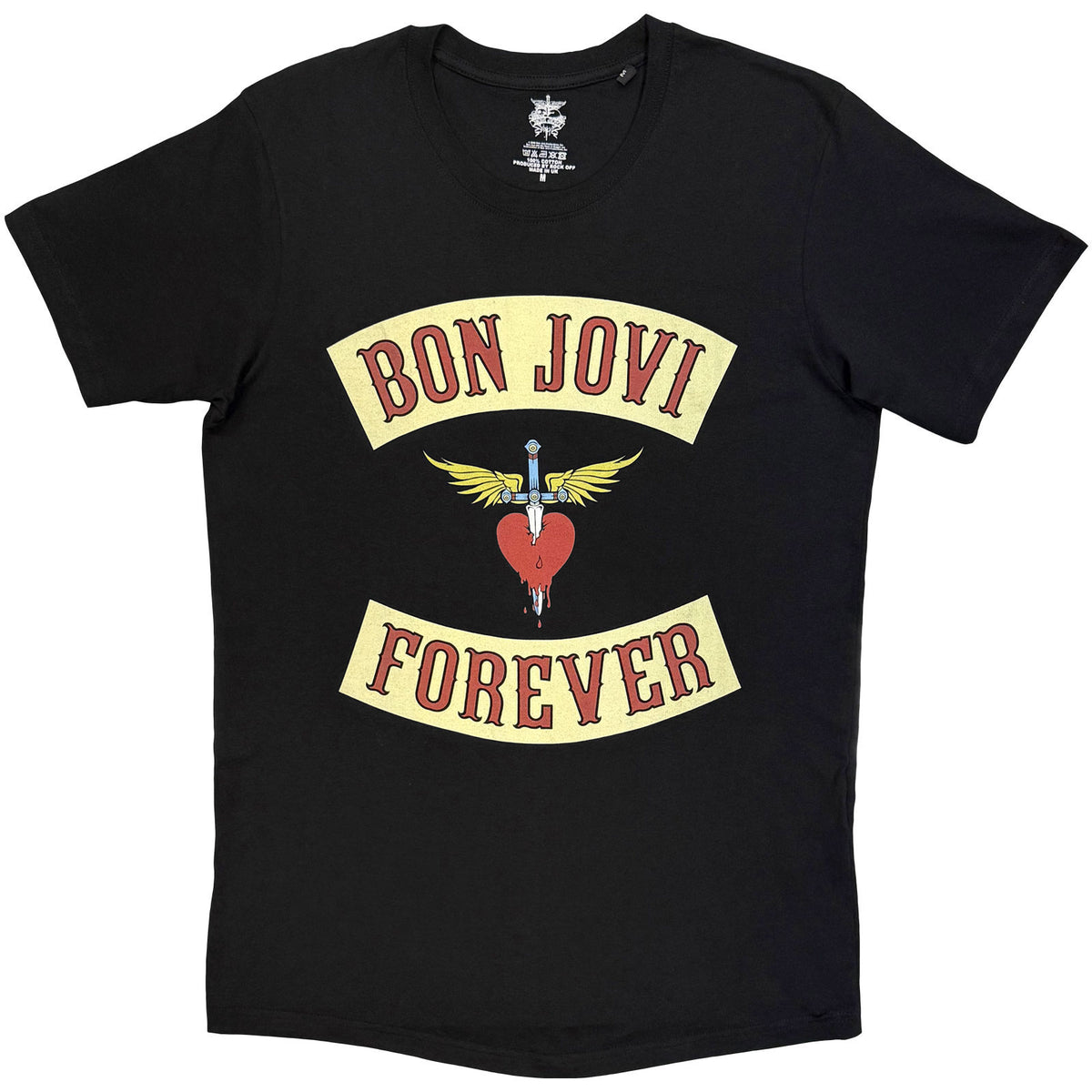 Bon Jovi Dagger Heart T-shirt Front